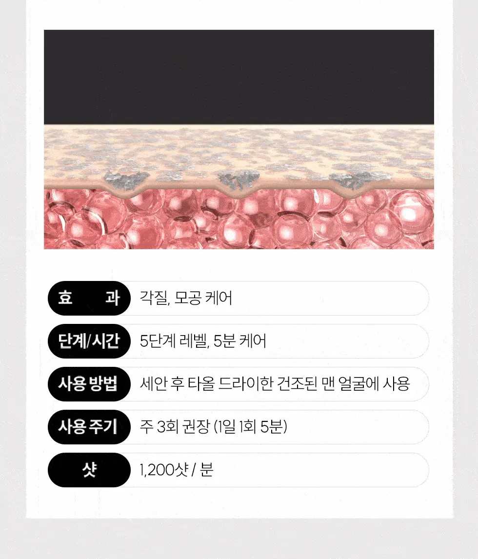 [SNS핫템] 마데카 프라임 프리즘 핑크 에디션(+앰플 1종) 브라이트 흡수 탄력 뷰티 디바이스 상세페이지 15